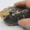Hémimorphite blanche sur Cérusite, M’Fouati, Congo, Afrique.
