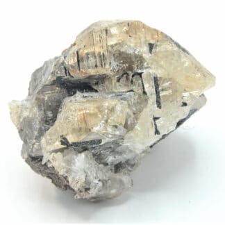 Mottramite sur Cérusite, M’Fouati, Congo, Afrique.