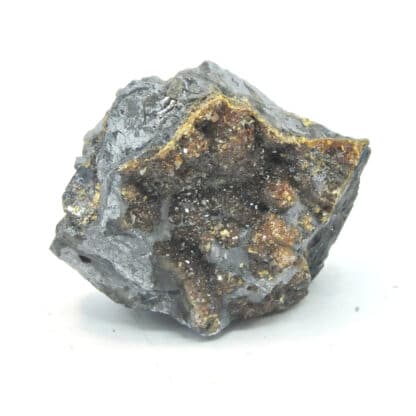 Blende (Sphalérite) sur Galène, Trèves, Gard.