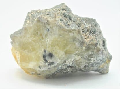 Fluorite (Fluorine), Pyrite et Baryte, Le Rossignol, Chaillac, Indre.