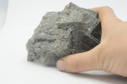 Fluorite (Fluorine), Pyrite et Baryte, Le Rossignol, Chaillac, Indre. – Image 8