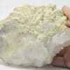 Dolomite sur cristaux de Quartz, Mine de Cavnic, Roumanie.