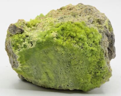 Pyromorphite, mine de la Vidale, Asprières, Aveyron.