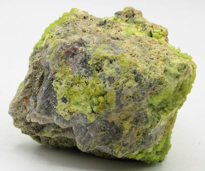 Pyromorphite, mine de la Vidale, Asprières, Aveyron.