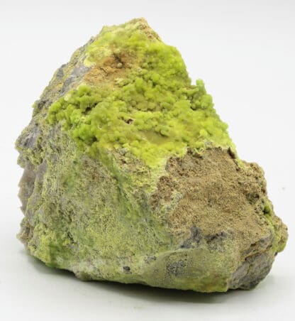 Pyromorphite, mine de la Vidale, Asprières, Aveyron.