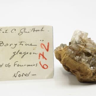 Baryte de Glageon, Avesnois, Nord, Hauts-de-France.