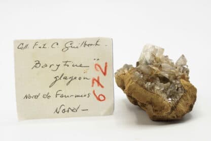 Baryte de Glageon, Avesnois, Nord, Hauts-de-France.