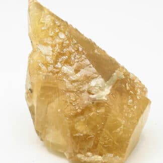 Calcite miel, carrière de Glageon, Avesnois, Nord.