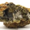 Mimétite, Wulfénite, Cérusite, mine d'Ojouela, Mexique.