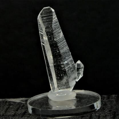 Cristal de Quartz muzo biterminé, Vaulnaveys, Isère.