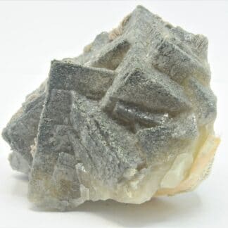 Fluorite (Fluorine), Pyrite et Baryte, Le Rossignol, Chaillac, Indre.