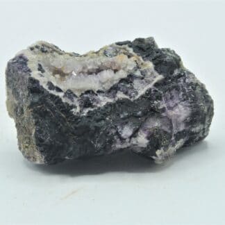 Amethyst & violetter Fluorit (Quartz et Fluorite), Schwandorf, Bayern (Bavière), Allemagne.