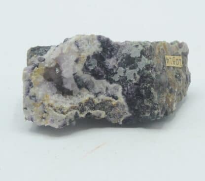 Amethyst & violetter Fluorit (Quartz et Fluorite), Schwandorf, Bayern (Bavière), Allemagne.