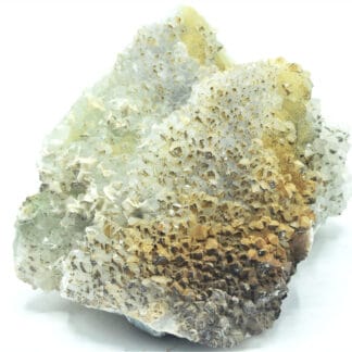 Quartz sur Fluorite (Fluorine), et Pyrite, Mine de Fontsante, Var.