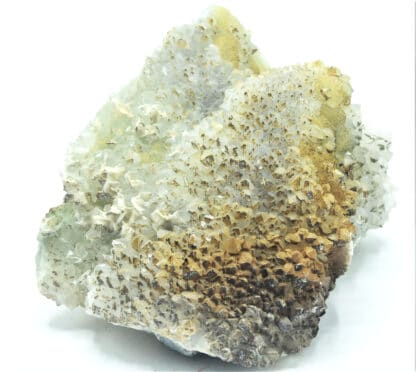 Quartz sur Fluorite (Fluorine), et Pyrite, Mine de Fontsante, Var.