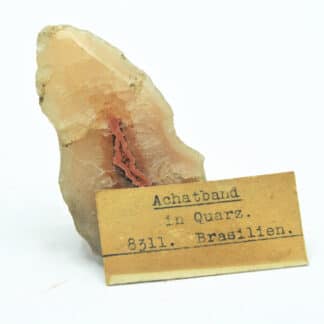 Achatband in Quartz (Agate dans Quartz), Brésil.