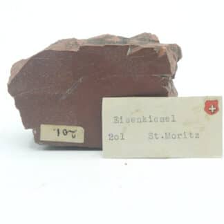 Eisenkiesel (galet de fer, Limonite, Hématite), Saint Moritz, Suisse.