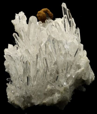 Quartz et sidérite, Penas Blancas, Santander, Colombie.