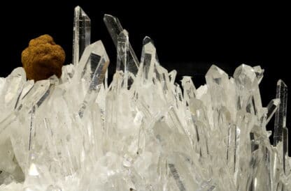 Quartz et sidérite, Penas Blancas, Santander, Colombie.