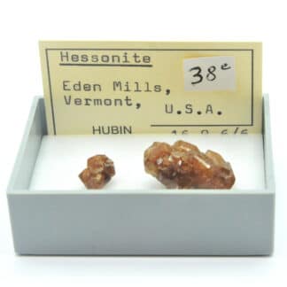 Grenat Hessonite, Eden Mills, Vermont, USA (États-Unis).