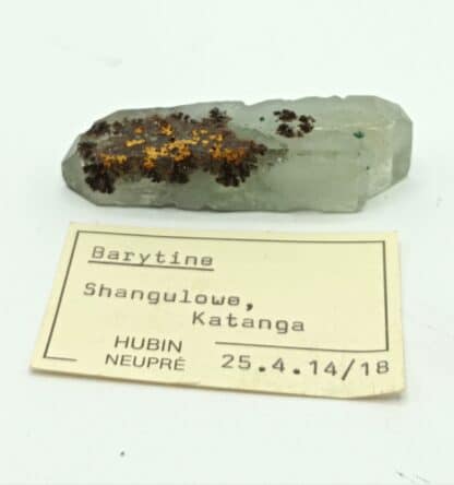 Cristal de Baryte (Barytine), Shangulowe, Katanga, Congo.