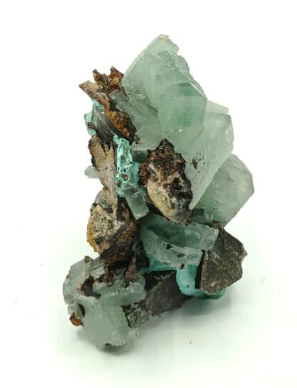 Baryte (Barytine) verte, Shangulowe, Katanga, République Démocratique du Congo.