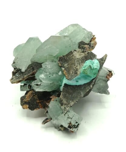 Baryte (Barytine) verte, Shangulowe, Katanga, République Démocratique du Congo. – Image 7