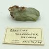 Cristal de Baryte (Barytine) verte, Shangulowe, Katanga, Congo.