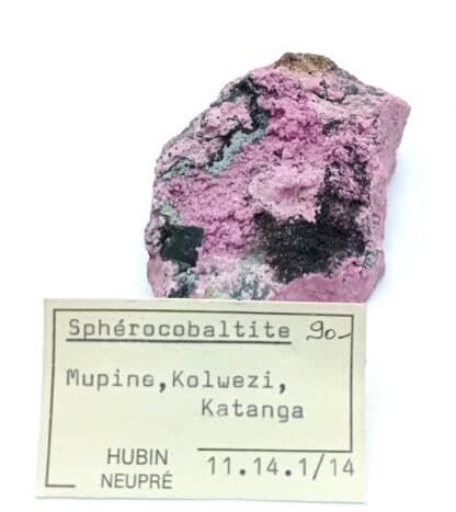 Sphérocobaltite, Mupine, Kolwezi, Katanga, Congo (RDC).