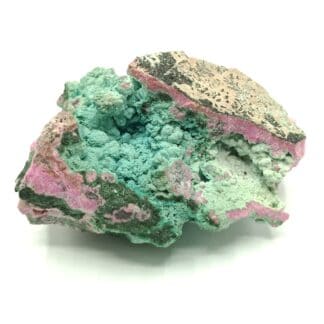 Chrysocolle et Cobaltocalcite, Mupine, Kolwezi, Katanga, Congo (RDC).