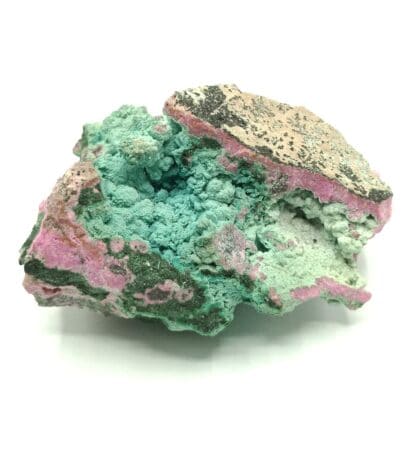 Chrysocolle et Cobaltocalcite, Mupine, Kolwezi, Katanga, Congo (RDC).