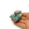 Chrysocolle et Cobaltocalcite, Mupine, Kolwezi, Katanga, Congo (RDC).