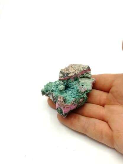 Chrysocolle et Cobaltocalcite, Mupine, Kolwezi, Katanga, Congo (RDC).