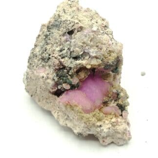 Cobaltocalcite et Cuivre Natif, Musonoi, Kolwezi, Katanga, Congo (RDC).