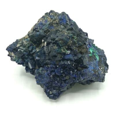 Azurite, Lampadite et Barytine, Mine de Chessy, Chessy-les-Mines, Rhône.