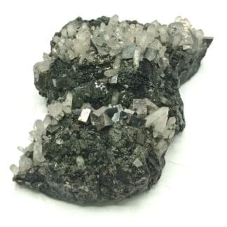 Arsénopyrite, Pyrite, Quartz et Sphalérite, Cornouailles (Cornwall), Royaume-Uni.