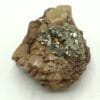 Pyrite sur Sidérite, La Taillat, Allevard, Isère.