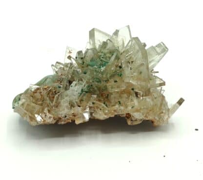 Baryte (Barytine) et Malachite, Shangulowe, Katanga, Congo.