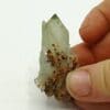Cristal de Baryte (Barytine) verte, Shangulowe, Katanga, Congo.