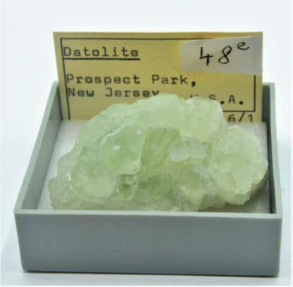 Datolite, Prospect Park, New Jersey, USA (États-Unis).