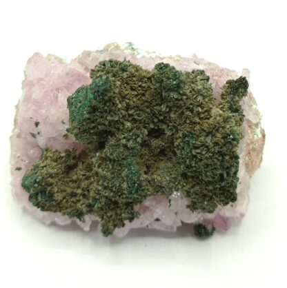 Cobaltocalcite et Malachite, Mupine, Kolwezi, Katanga, Congo (RDC).