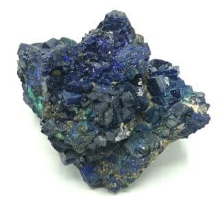 Azurite, Lampadite et Barytine, Mine de Chessy, Chessy-les-Mines, Rhône.