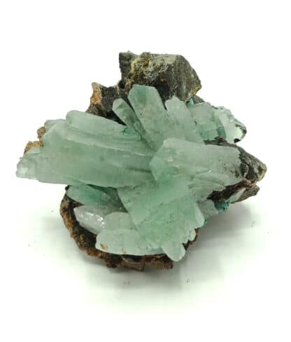 Baryte (Barytine) verte, Shangulowe, Katanga, République Démocratique du Congo.