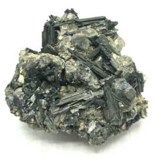 Jamesonite et Pyrite, Zacatecas, Mexique.