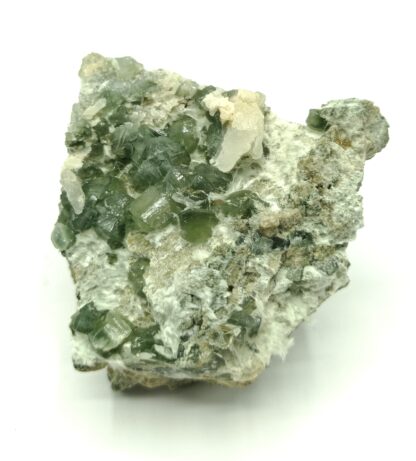 Prehnite et Calcite, Combe de La Selle, Oisans, Isère.