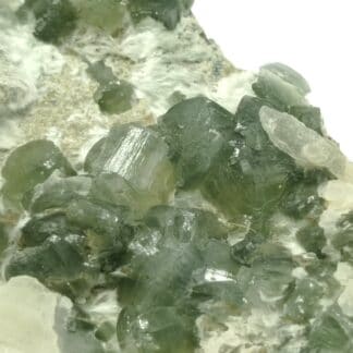 Prehnite et Calcite, Combe de La Selle, Oisans, Isère.