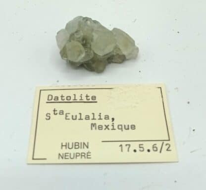 Datolite, Santa Eulalia, Mexique.