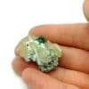 Malachite, Calcite et Chrysocolle, Mashamba, Katanga, Congo.