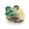 Calcite sur Malachite, Mashamba, Katanga, République Démocratique du Congo.