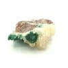 Calcite sur Malachite, Mashamba, Katanga, République Démocratique du Congo.